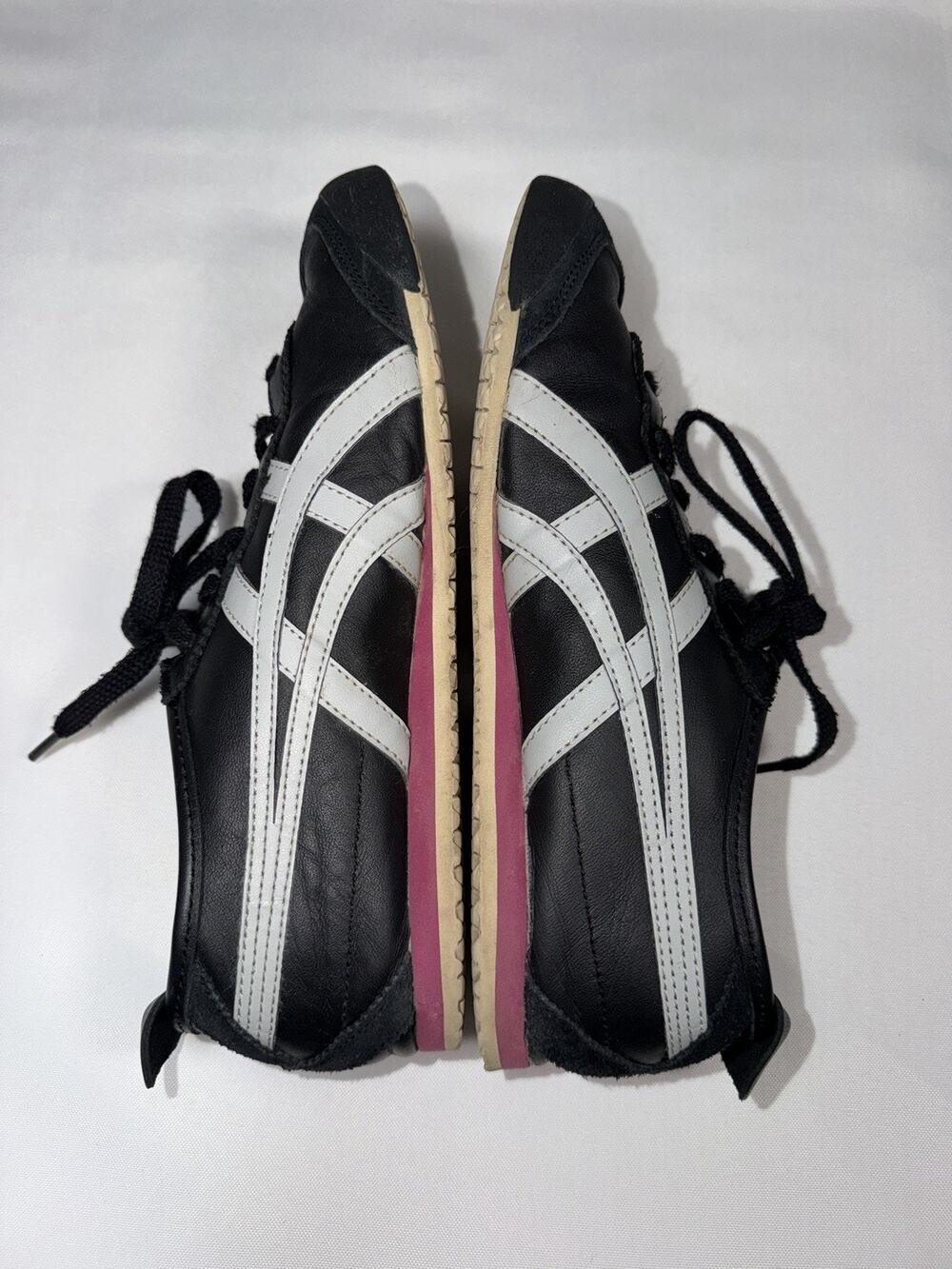Onitsuka Tiger Mexico 66 Black Leather Size EUR 38 / US Women’s 7
